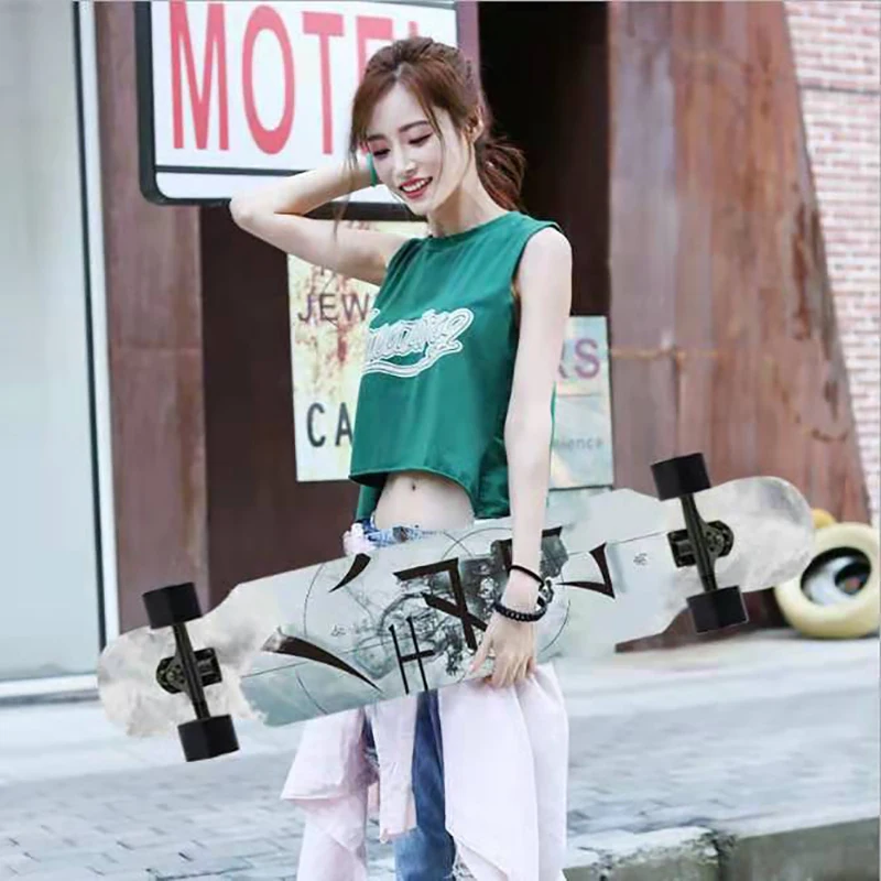 MS402 Complete Skateboard Dancing Longboard Adults Freestyle Street Road Skate Longboard 4 Wheels MS402 Complete Skateboard Dancing Longboard Adults Freestyle Street Road Skate Longboard 4 Wheels
