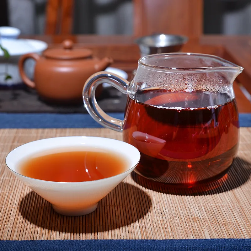 Более 15 лет чай Пуэр китайский Юньнань старый спелый пуэр 250 г Китайский чай забота о здоровье Пуэр чай кирпич для похудения чай