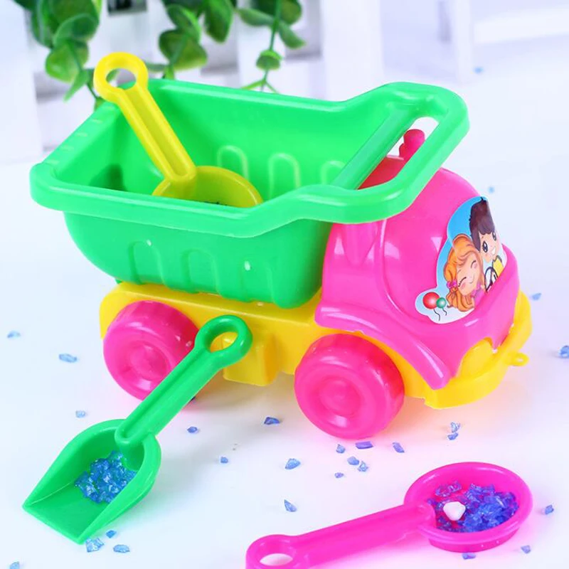 

New summer beach toys children's beach play water play sand car set play sand outdoor toys