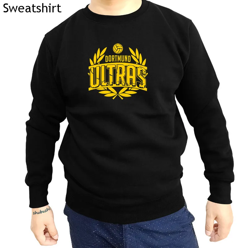 

Newest shubuzhi 100% Cotton Men Funny O Neck hoody Fashion Men Clothing Dortmund Ultras Fans sportser hoodys sbz1067
