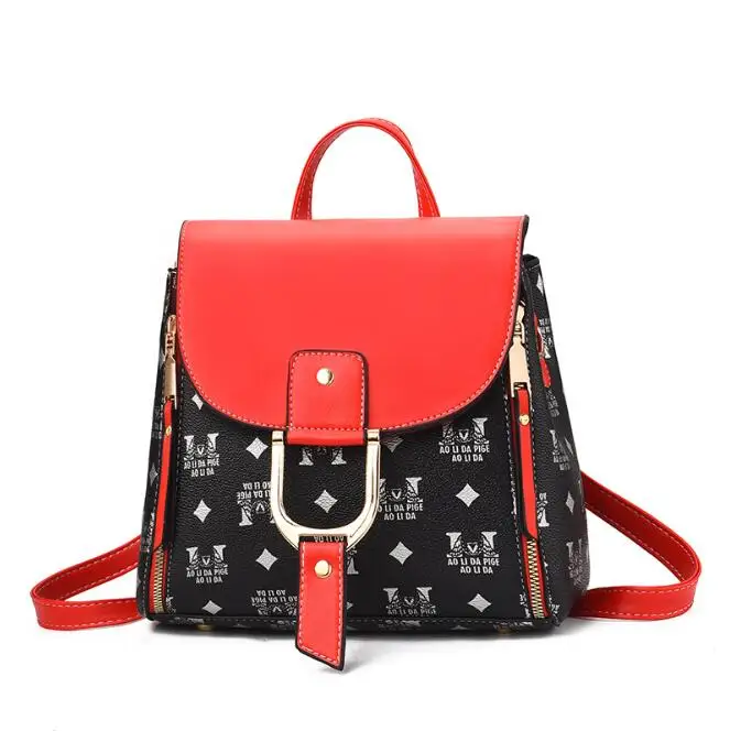 

2019 Fashion Multifunction Backpack Women PU Backpacks Female Anti Theft Backpack New Schoolbag for Girls Travel Backpack