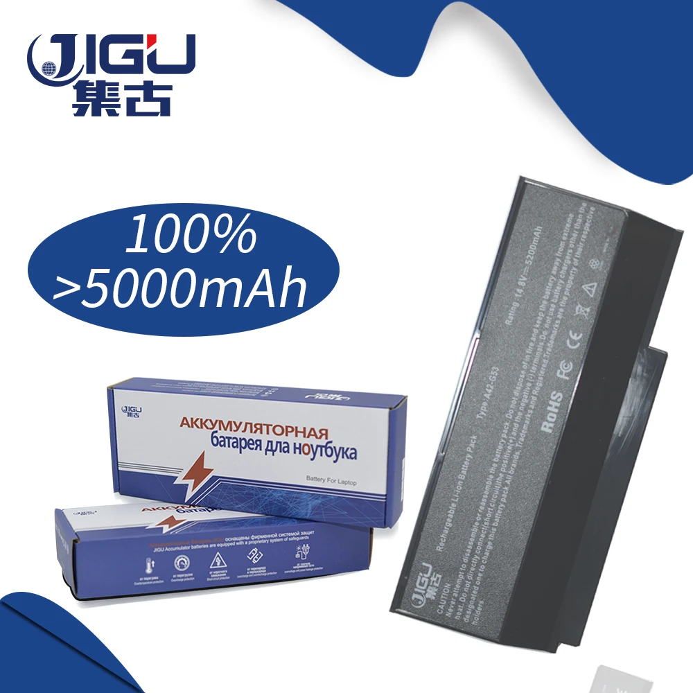 JIGU Новый аккумулятор для ноутбука A42 G73 G53 07G016DH1875 07G016HH1875 70 NY81B1000Z 90 NY81B1000Y ASUS G73J