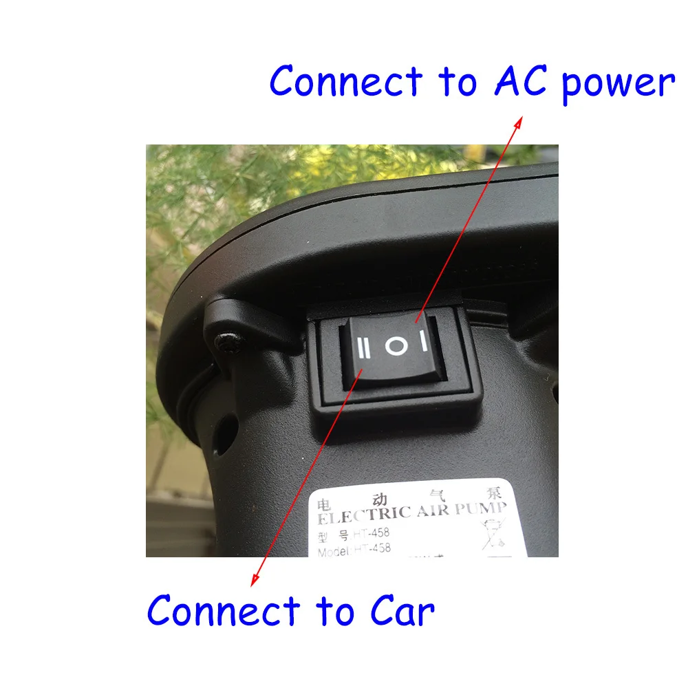 Stermay HT 458 2 Электрический надувной воздушный насос AC 220V DC 12V для автомобильного