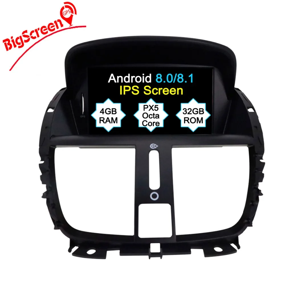Perfect 2 Din Android 9.1 Car GPS Navigation Car DVD Player For Peugeot 207 2008-2014 car unit radio multimedia IPS Screen Free Map IPS 2