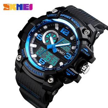

Dual Display Digital Watches Men Waterproof Outdoor LED Sports Watch Multi-function Military Wristwatches reloj hombre SKMEI