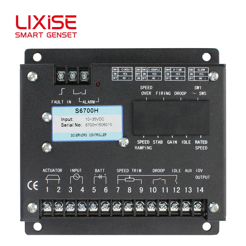 Lixise дизельный генератор двигателя блок управления скоростью S6700H|speed control unit|generator