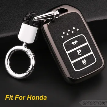 

Luminous Zinc Alloy Car Key Case Cover Fob for Honda Accord 9 Crider City 2015 2016 HRV CRV Vezel Spirior Odyssey Civic Fit Jade