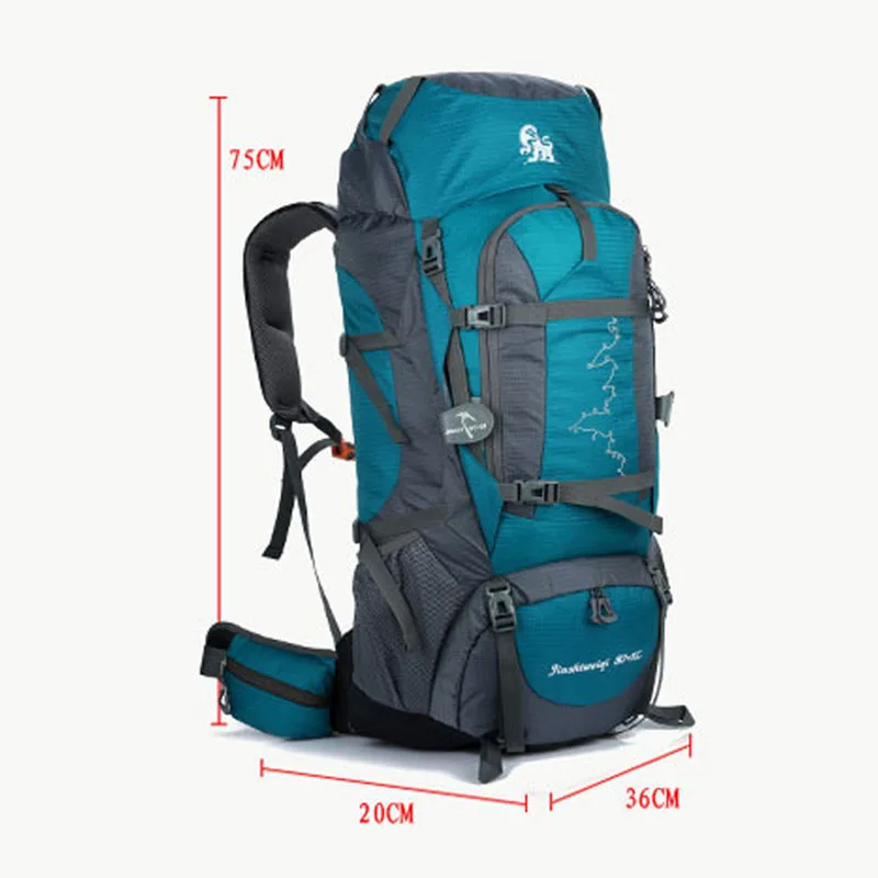 85L большой емкости походный рюкзак для кемпинга, специализированный алюминиевый рюкзак с поддержкой альпинизма, мужской рюкзак для путешествий, альпинизма