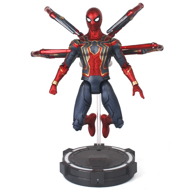 

Marvelous Action Figure Base Illuminate Spider-Man Avengers Deluxe Edition Action Figure PVC Collectible Model Toy