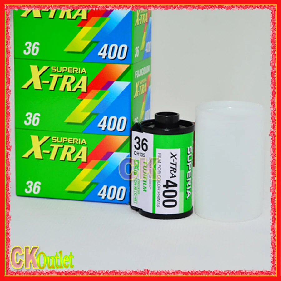 Fuji Плёнки X tra 400 6 рулонов ISO400 135 35 мм ЛОМО Цвет Сделано в Японии с Бесплатная