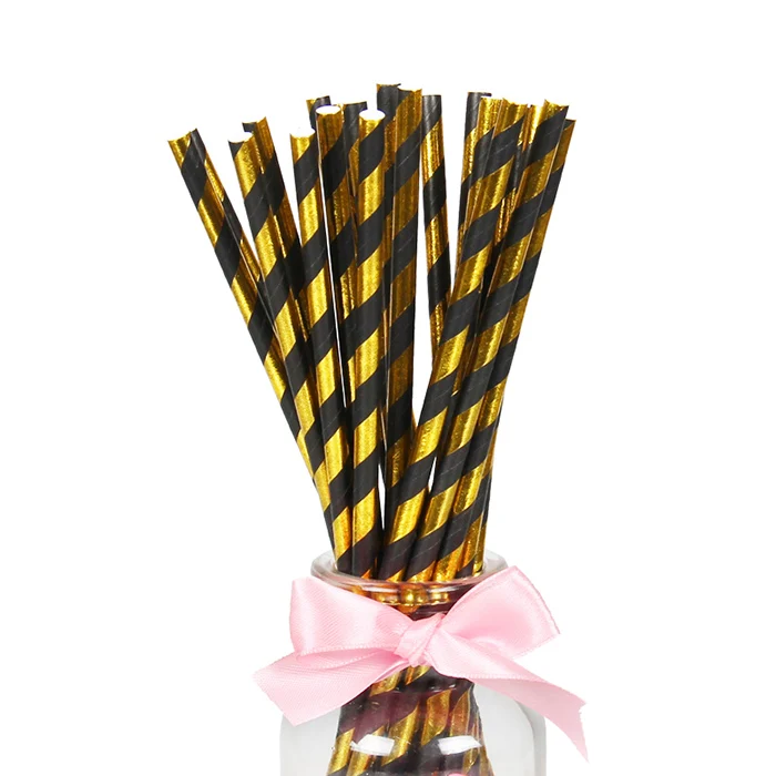 25 шт./лот, красочные экологические шевронные полосатые бумажные соломинки для питья для свадьбы, дня рождения, бара/паба, вечерние принадлежности, рождественские детские товары - Цвет: style 22