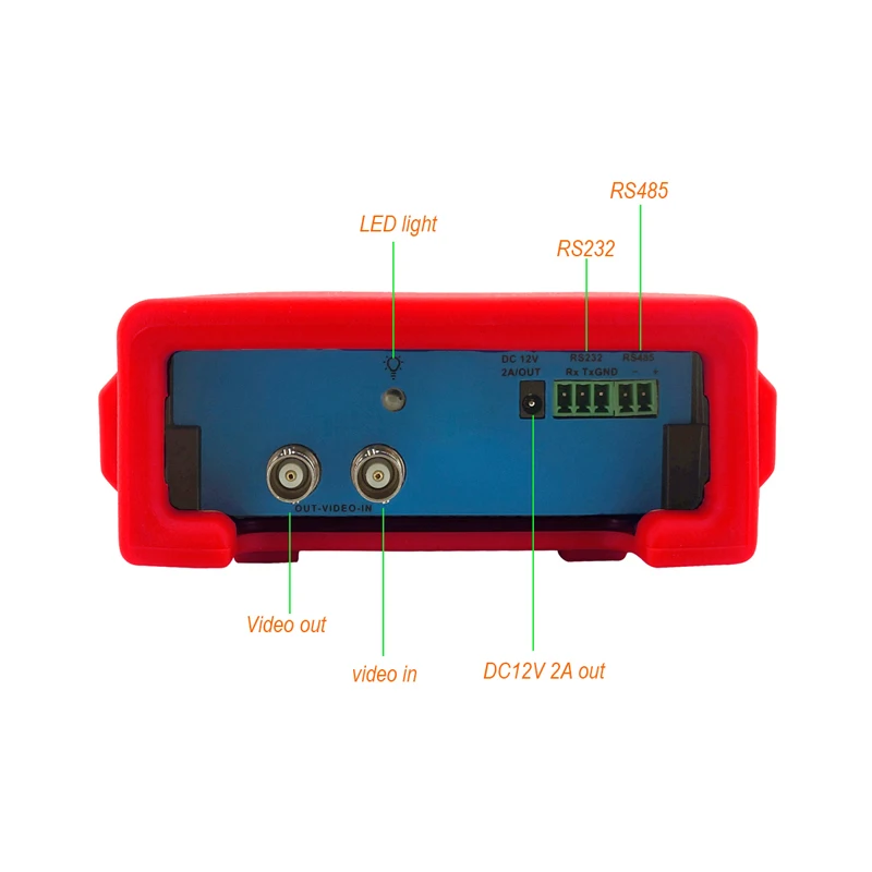 IP Камера Тесты erNew 4 3 дюймов сенсорный экран H.265 К аналоговый CCTV er монитор с RJ45