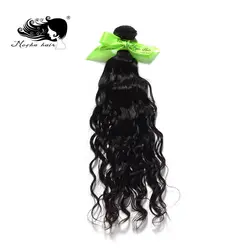 Mocha Hair естественная волна перуанский Девы волос 12 дюймов-26 дюймов природа Цвет 100% Необработанные Человеческие волосы Связки (bundle)