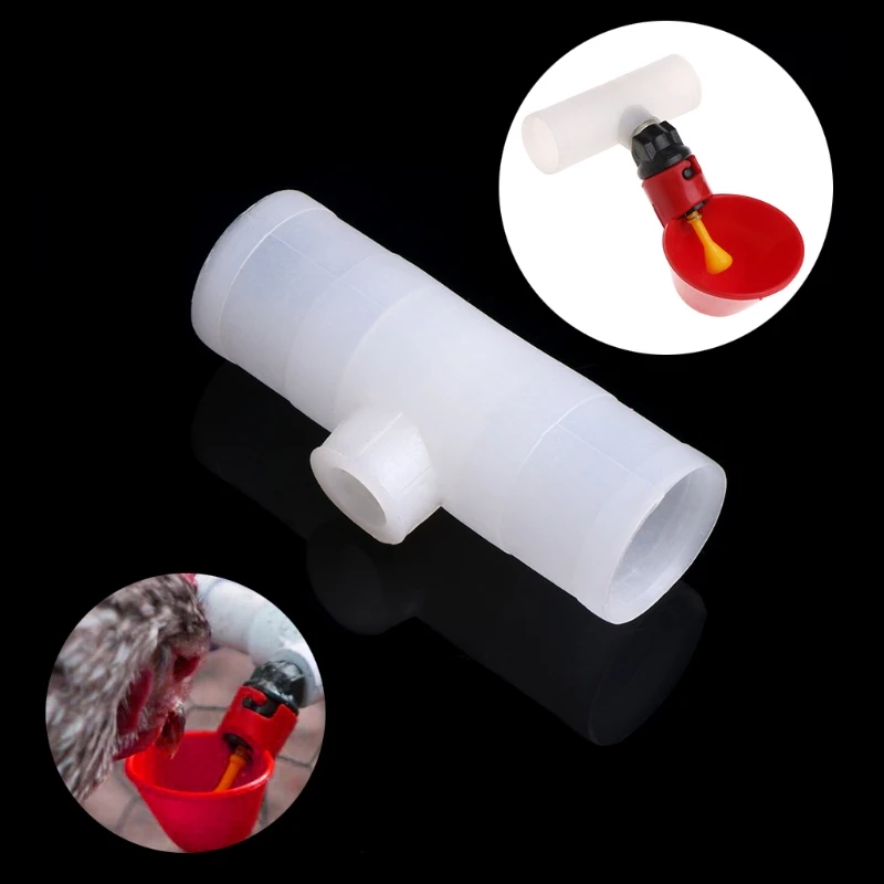 

4'/6' Poultry Water Drinking Tube Plastic Automatically Drinker Chicken Bird Feeder