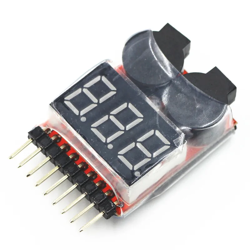 Для 1 8S Lipo/li ion/Fe батареи напряжения 2в1 тестер низкого звуковая сигнализация|battery