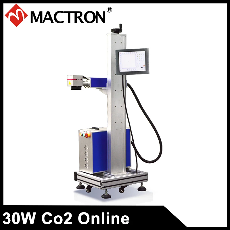 

High Stability 30W Co2 Online Laser Printing Machine Laser Printer For Wire, Cable, Bottles, PP, PE, Plastic