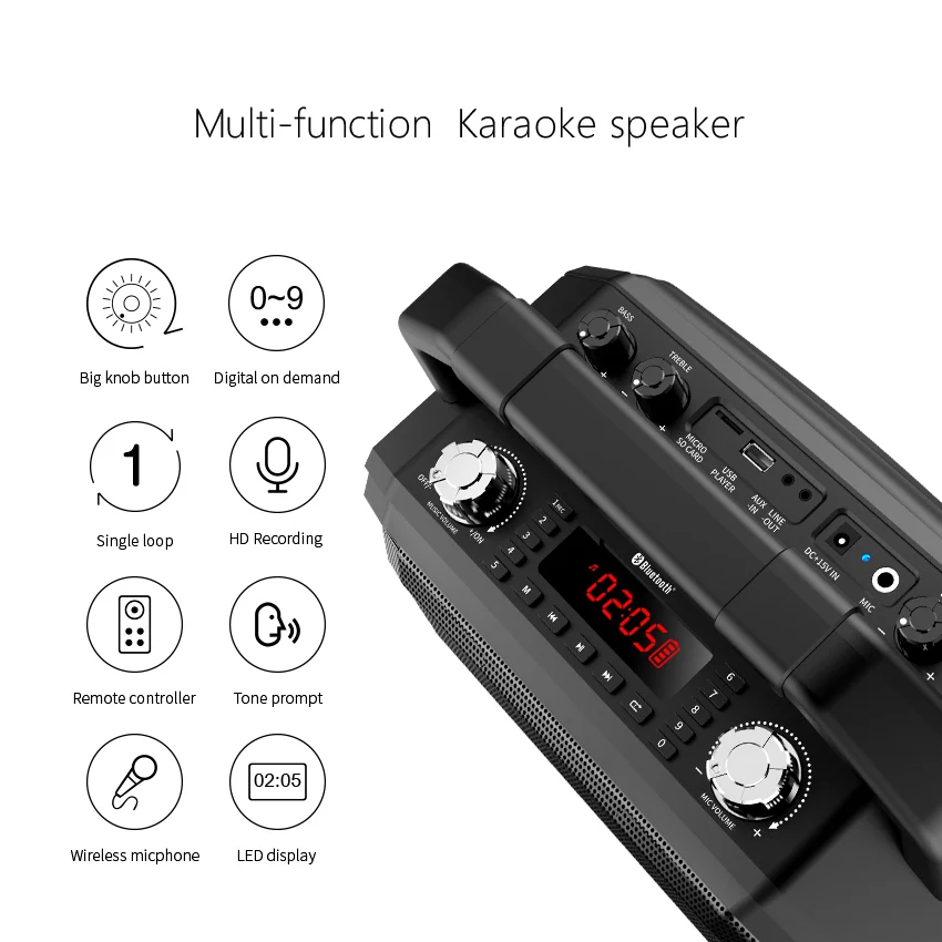 Bluetooth Колонка Mifa M520 с беспроводным микрофоном TWS|Портативные колонки| |