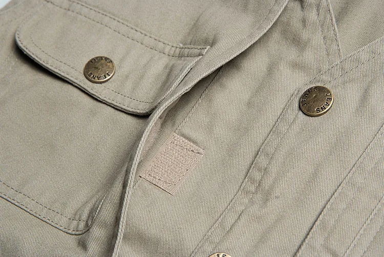 Grandwish 100% Cotton Multi Pocket Vest Men Summer  New Male Sleeveless Jacket Mens Photographer Baggy Waistcoat ,DA746