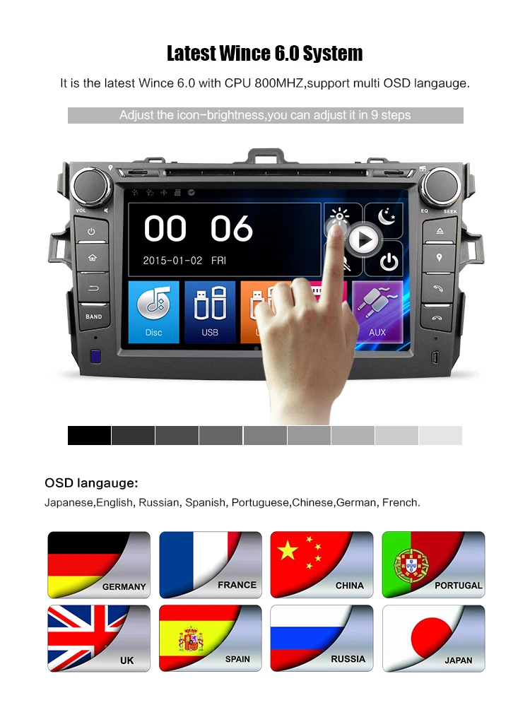 Perfect Eunavi 2 din 8 inch car dvd player radio 2din gps navigation for Toyota Corolla 2008 2009 2010 2011 stereo in dash with usb swc 4 Perfect Eunavi 2 din 8 inch car dvd player radio 2din gps navigation for Toyota Corolla 2008 2009 2010 2011 stereo in dash with usb swc 4