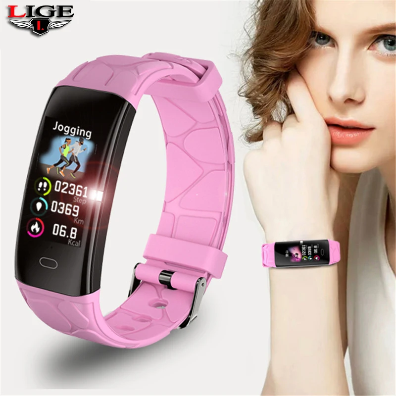 

WISHDOIT Sports Smart Bracelet Waterproof Fitness Tracker Watch Pedometer Heart Rate Monitoring Smart Watch for Android ios Box