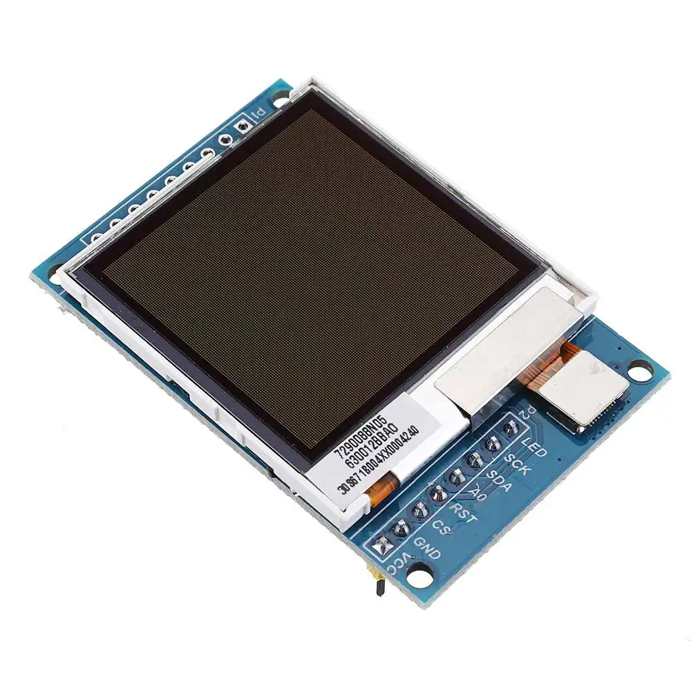 1.6 Inch Transflective TFT LCD Display Module 130x130 Sunlight Visible SPI Serial Port 3.3V 5V for Arduino