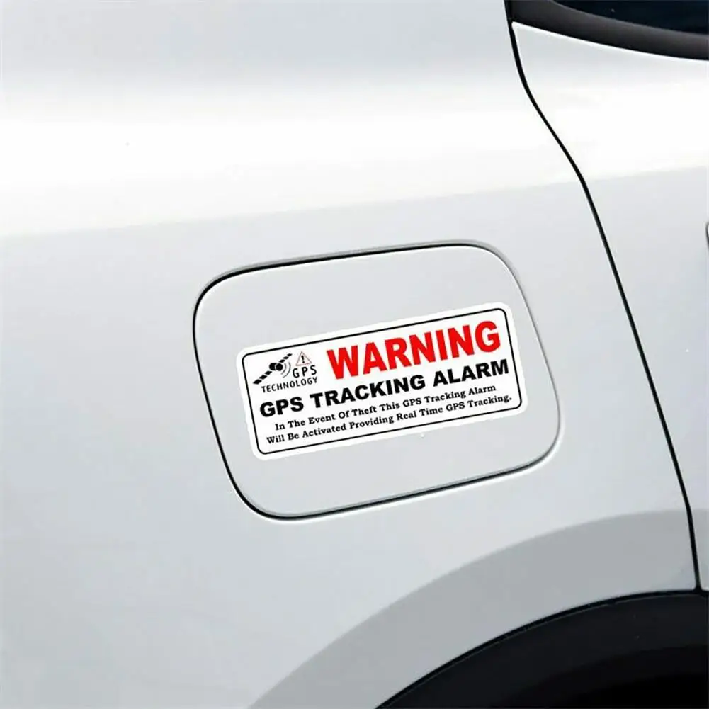 

WARNING Funny Letters Anti-theft Car Motorcycle Reflective Decals Sticker Decor