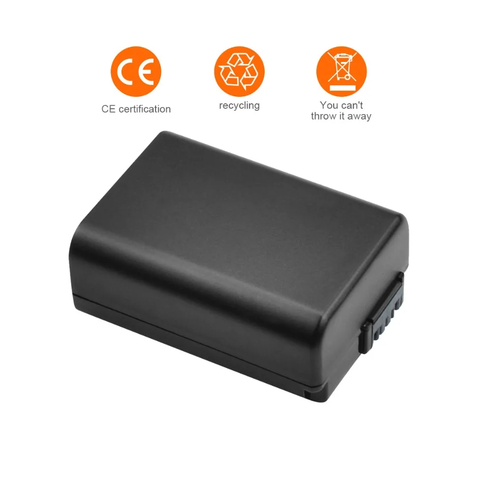 Powtree для Sony 3 шт. 7 2 в 2000 мА · ч фотоаккумулятор NPFW50 NP FW50 камеры Alpha 6500 6300 6000 5000 3000 a7R a7S