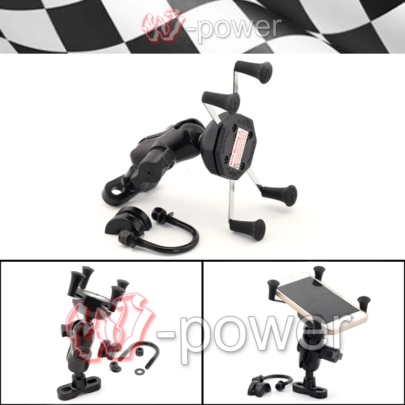 

GPS navigation frame Mobile phone holder Motorcycle accessories Universal fite for 22mm / 28mm handlebars