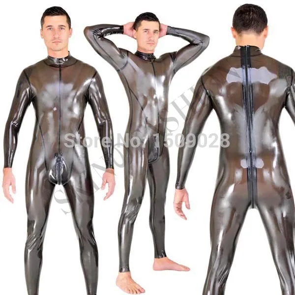 

Free shipping !! Men sexy fashions catsuit latex tights