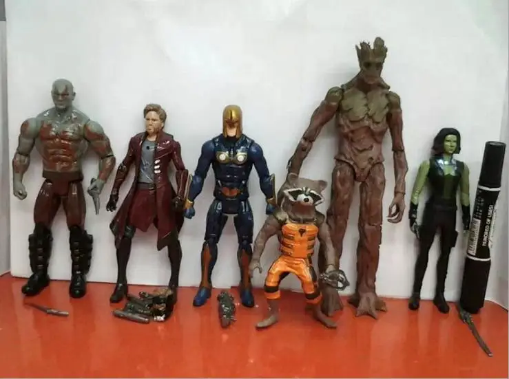 groot and rocket action figure
