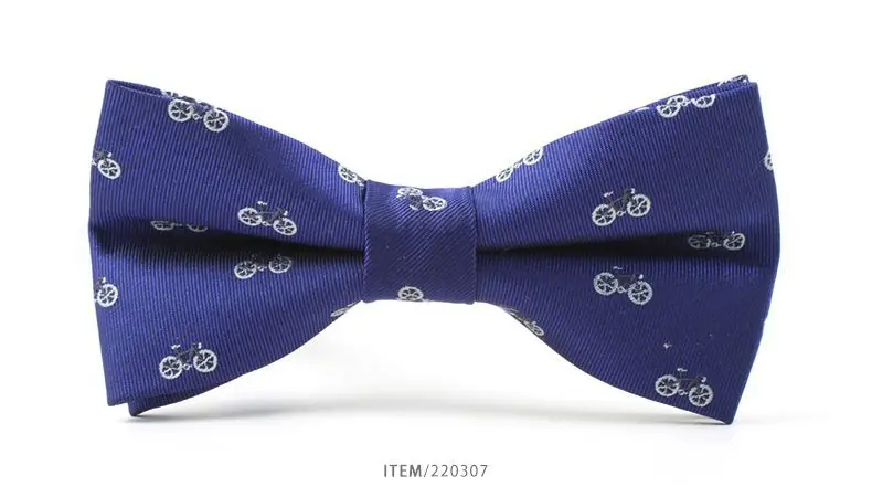 Mantieqingway Формальные полиэстер Bowties для Для мужчин с животным принтом галстук-бабочку мультфильм и рыба и автомобиля Галстуки Галстук для