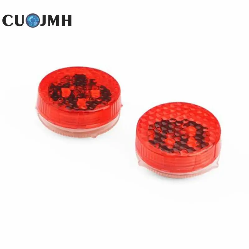 

2 Pcs Red Prevent Collision Light Flashing Led Warning Lamp Traffic Light Signals Plastic Waterproof Durable Door Light