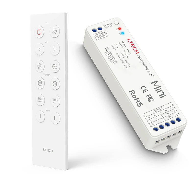 Buy LTECH LED Dimmer 12V F1 RF Remote Dimming With F4