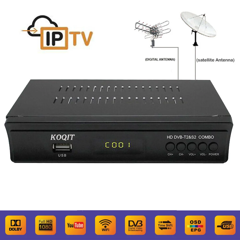 Buy Europe FTA Terrestrial DVB T2 DVB S2 Combo