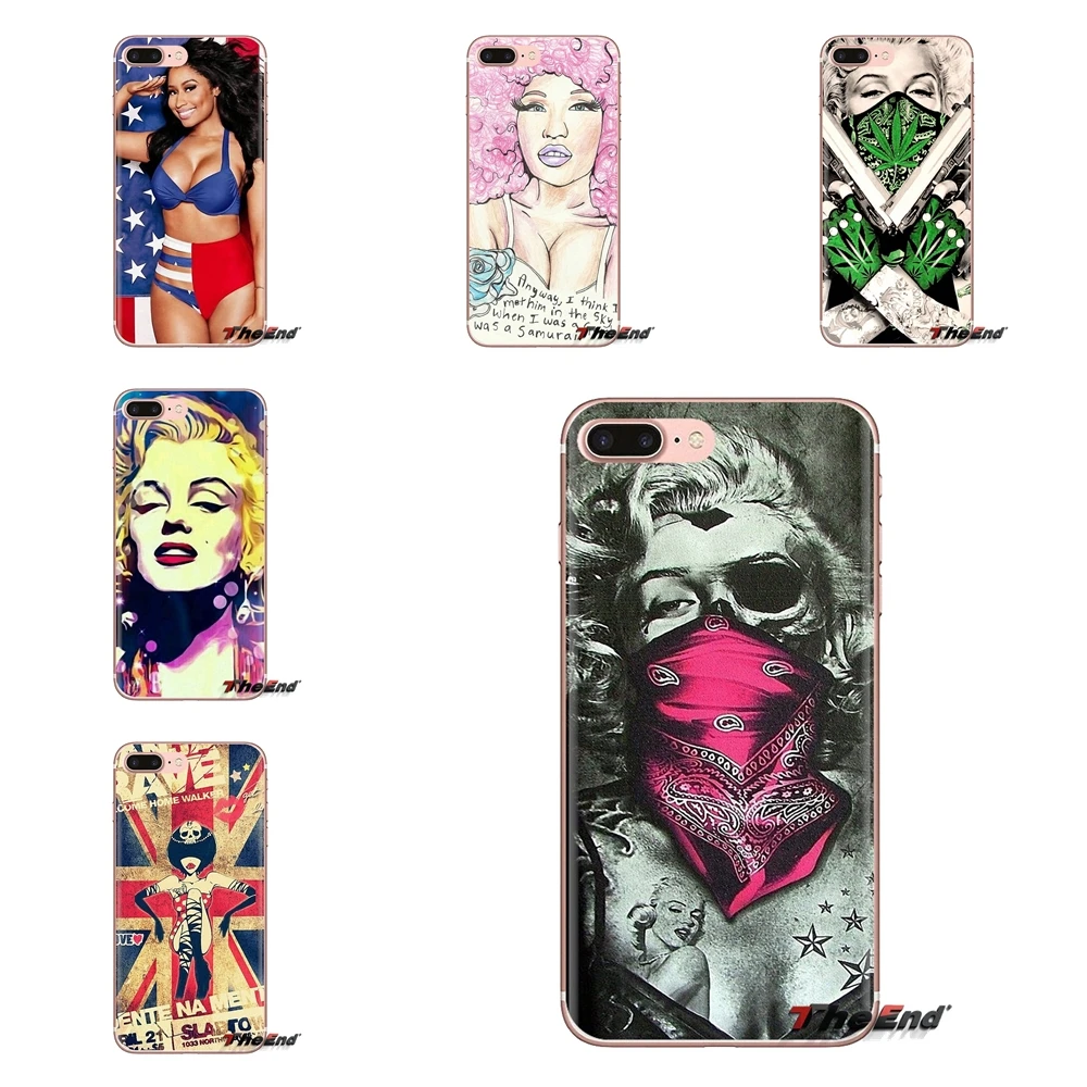 For Huawei Nova 2 3 2i 3i Y6 Y7 Y9 Prime Pro GR3 GR5 2017 2018 2019 Y5II Y6II Soft Cases Covers BIKINI Marilyn Monroe nicki sexy |