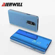 

Aierwill Mirror Flip Leather Case For Xiaomi Redmi Note 4 Global Cover For Xiaomi Redmi Note 4x Luxury Full Protection Pc Case