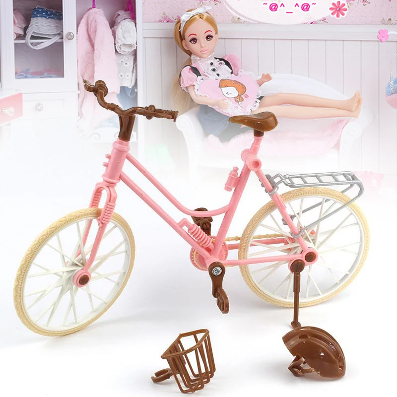 Мини моделирование велосипед Кукла аксессуар детские игрушки украшения пластик Новинка кляп игрушки палец скейтборды велосипеды