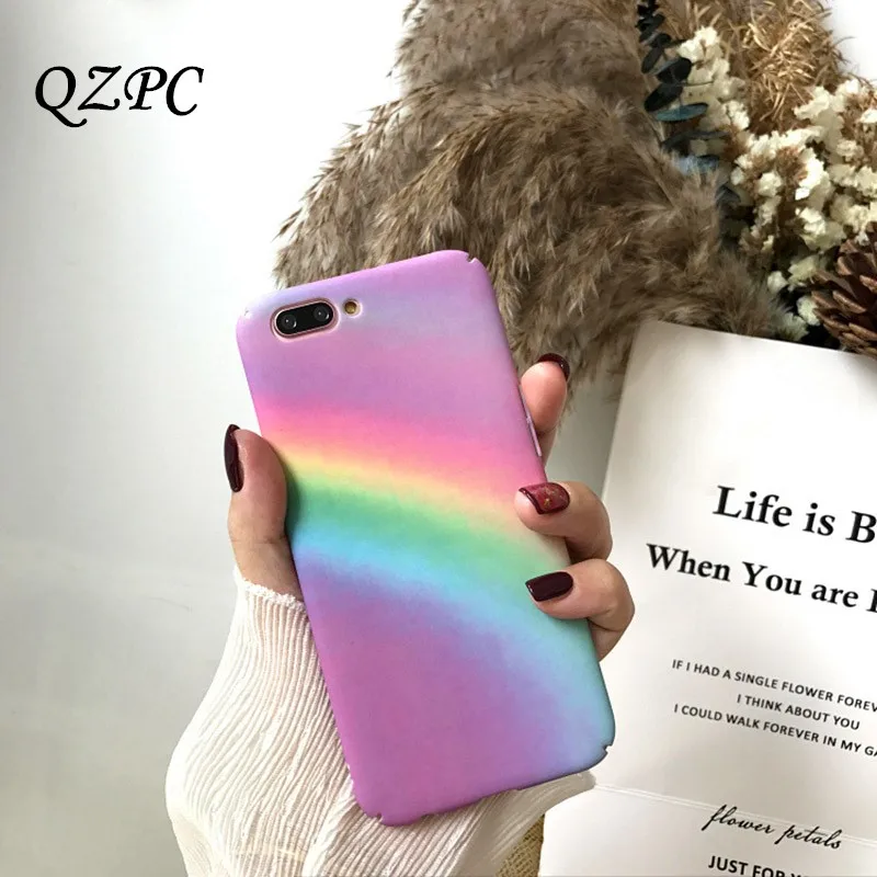 

Fashion Gradient Color Rainbow Phone Cases For R15 R15Pro R9 R9plus R9s R9splus R11 R11plus R11s R11splus Case CoverDropshipping