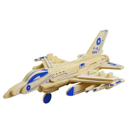 3D Деревянные Головоломки ремесло головоломки игрушка самолет Su 30 истребитель моделирование