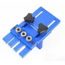 Деревообрабатывающий инструмент DIY столярная Деревообработка Высокоточный дюбель Джиги набор 3 в 1 шаблон для сверления 08450 руководство по сверлению комплект