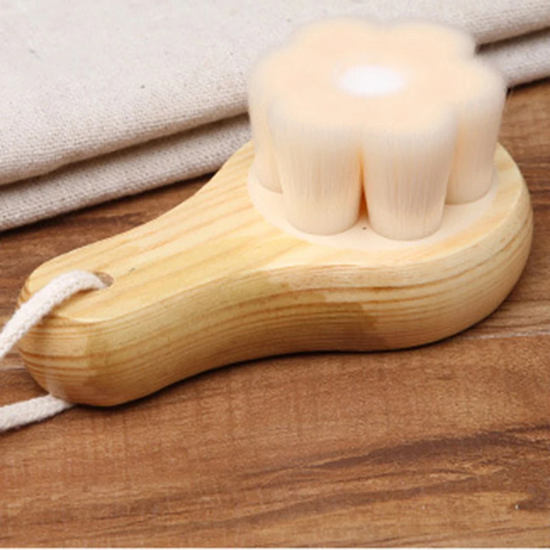 Wash Brushes Face Skin Care Cleaning Brush Wash Pore Flower Natural
