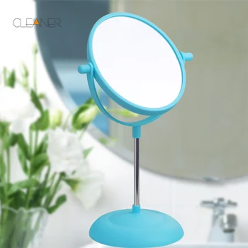 Maquillaje no con espejo iluminado espejo de baño espejados redondo mini espejo de pie espejo de maquillaje 5332