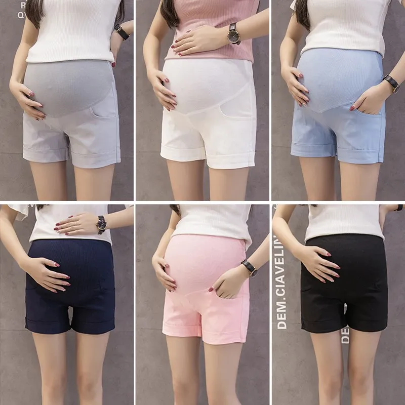 Брюки для беременных шорты летняя тонкая Брюшная универсальная высокая эластичная одежда для беременных Выходная праздничная одежда