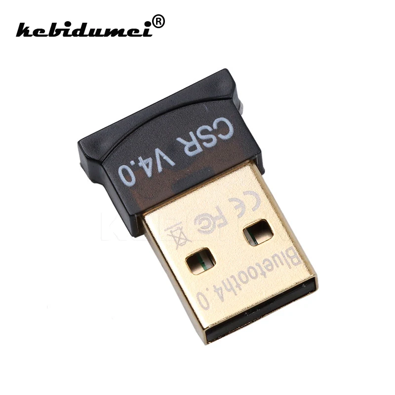 Kebidumei Мини Bluetooth USB адаптер CSR V 4 0 ключ двойной режим беспроводной 2 0/3 3 Мбит/с для
