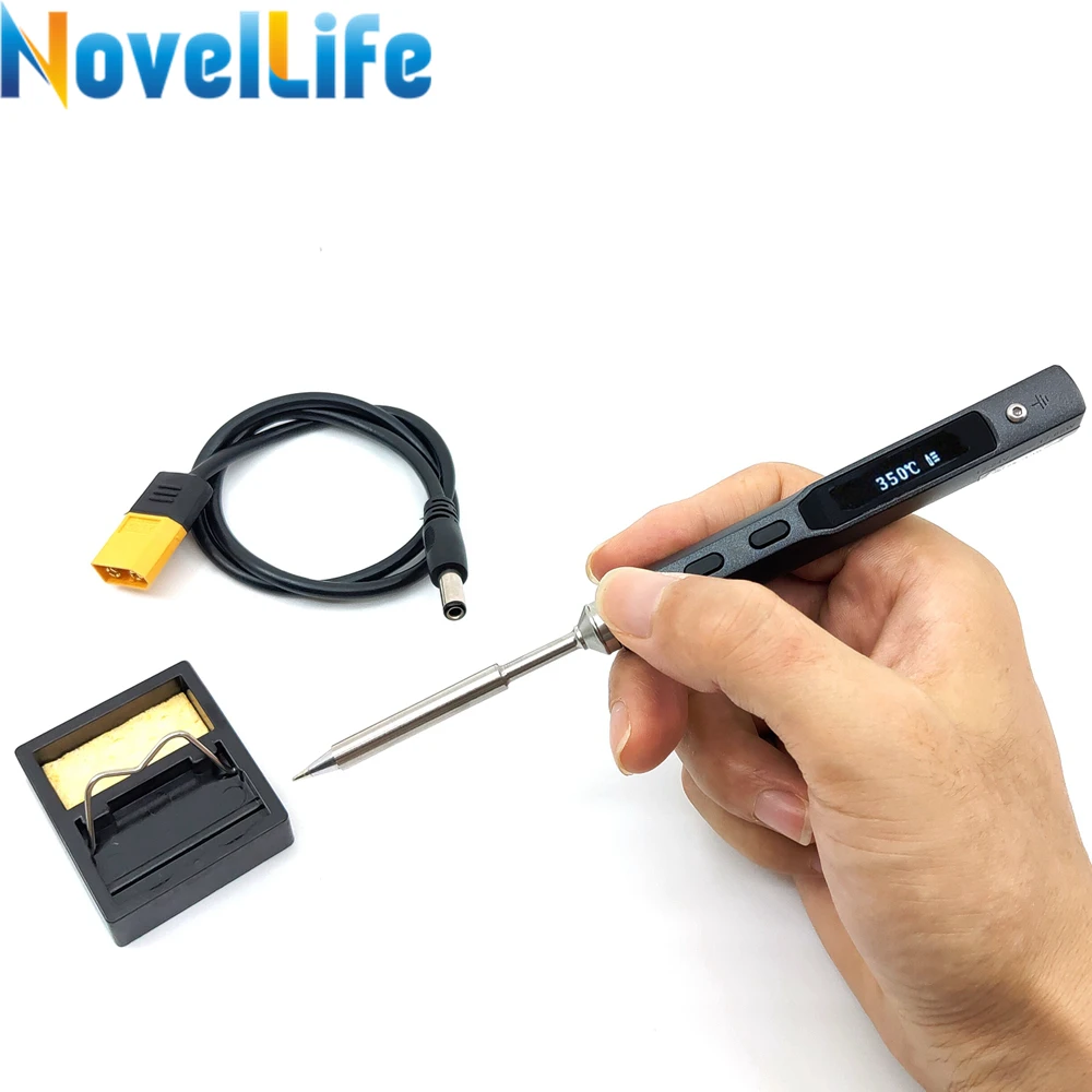

65W Mini TS100 Electric Soldering Iron Portable Adjustable Temperature Digital Solder Station OLED Display STM32 Programmable