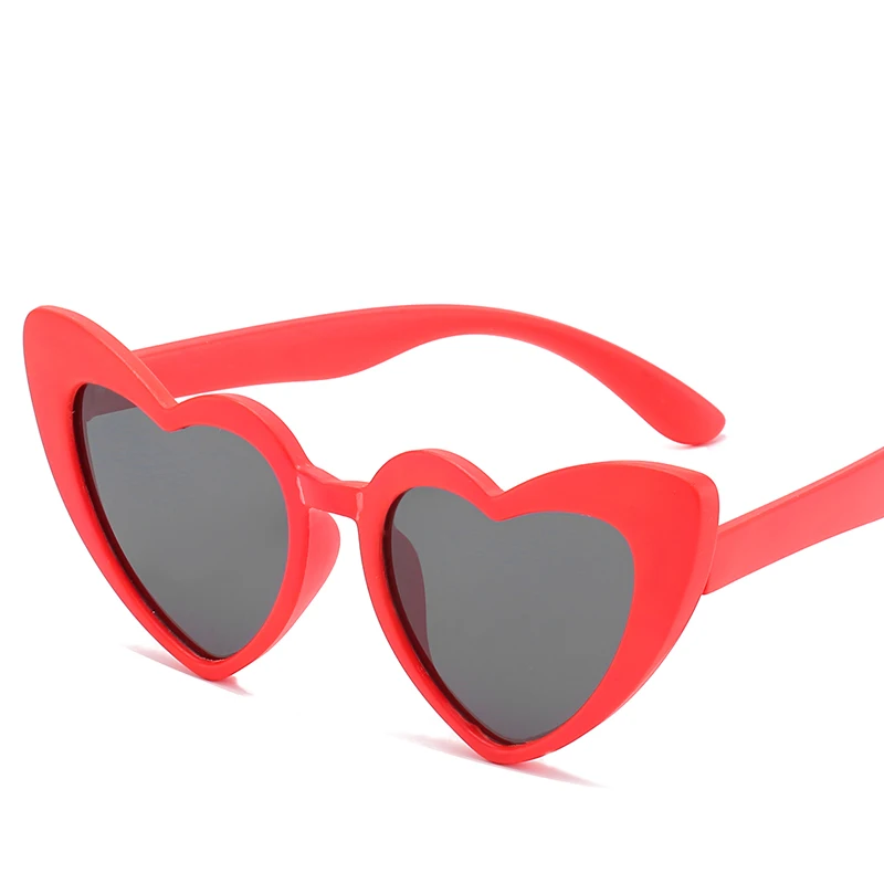 Резиновые Polaroid Детские солнечные очки для девочек для детей Сердце TR90 черный розовый красный сердце солнцезащитные очки для детей поляризованные гибкие