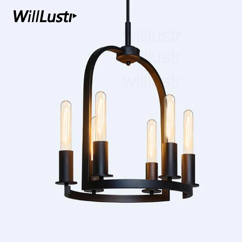 vintage candle hanging lighting retro style antique pendant lamp