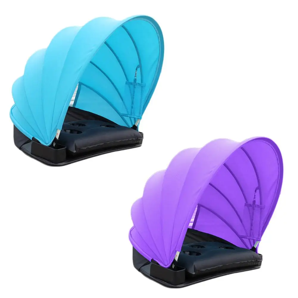 

Outdoor Beach Personal Sun Protection Umbrella Mini Personal Face Shade PVC Cold Protection Tent For Summer Beach Umbrella