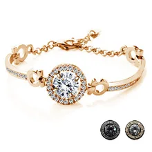 Модный простой браслет сердце и стрела Циркон восемь сердце со стрелой блестящий кулон женский браслет корейский Кристалл ювелирные изделия