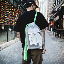 Новое поступление, легкий рюкзак для мужчин, уличная мода, тренд, повседневные сумки на плечо, унисекс, портативные спортивные рюкзаки, хип-хоп D884